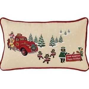 2 x $20 New PARK DESIGN Christmas Bear Pillow Cover Lumbar